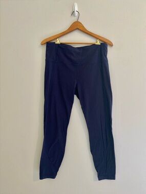 Athleta Navy High-Waist Leggings